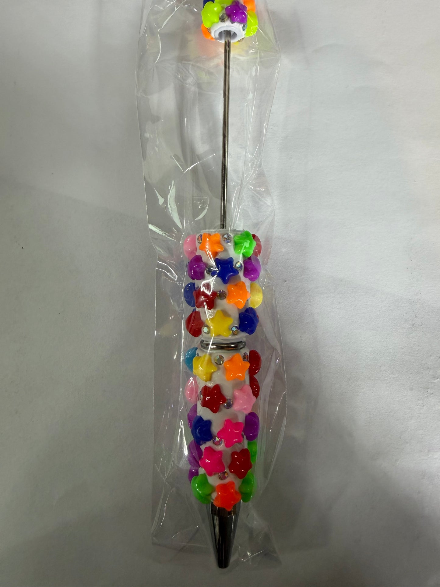 Beadable pen just the pen Neon stars