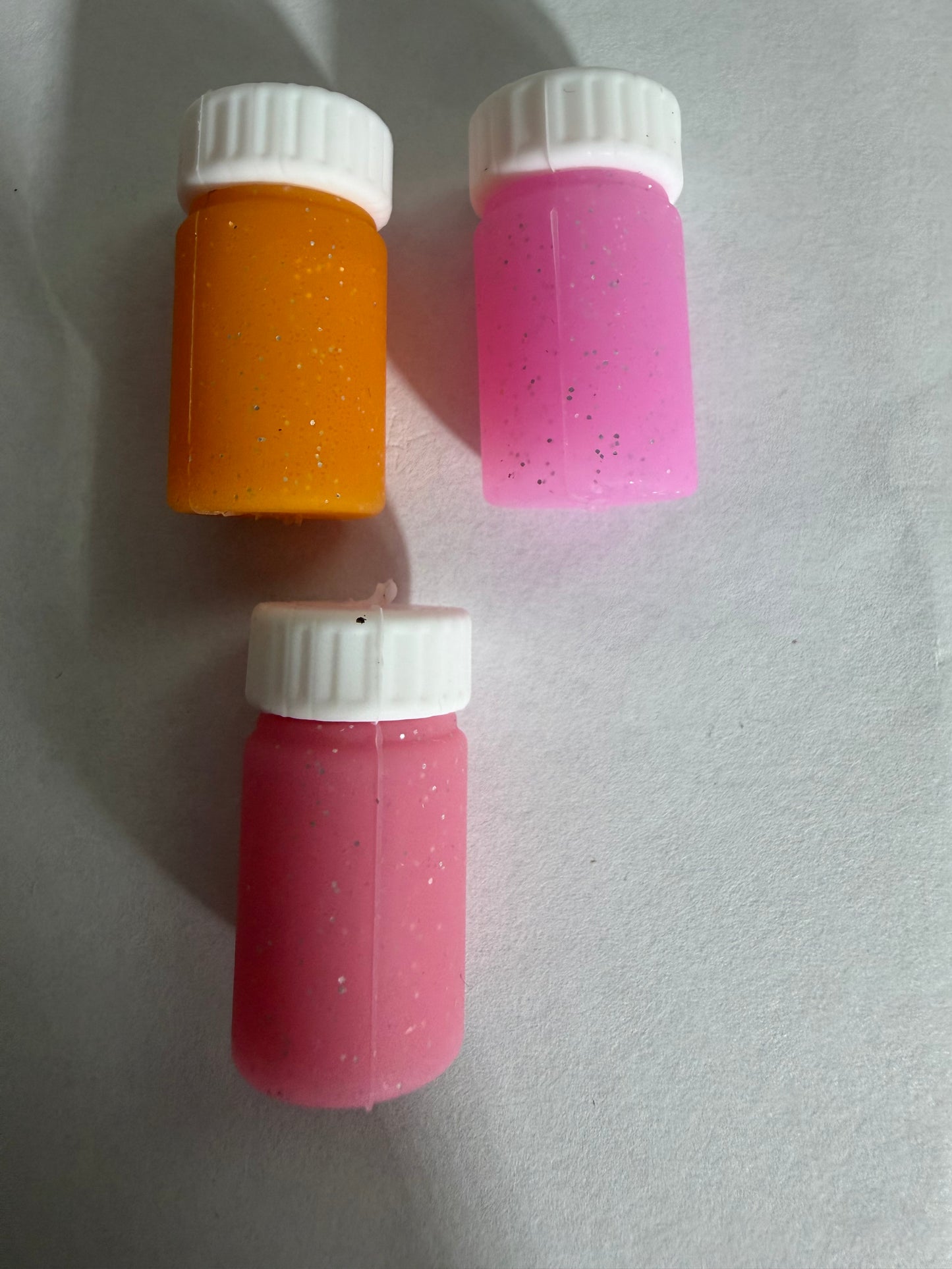 Focal 3d glitter pill bottles mystery