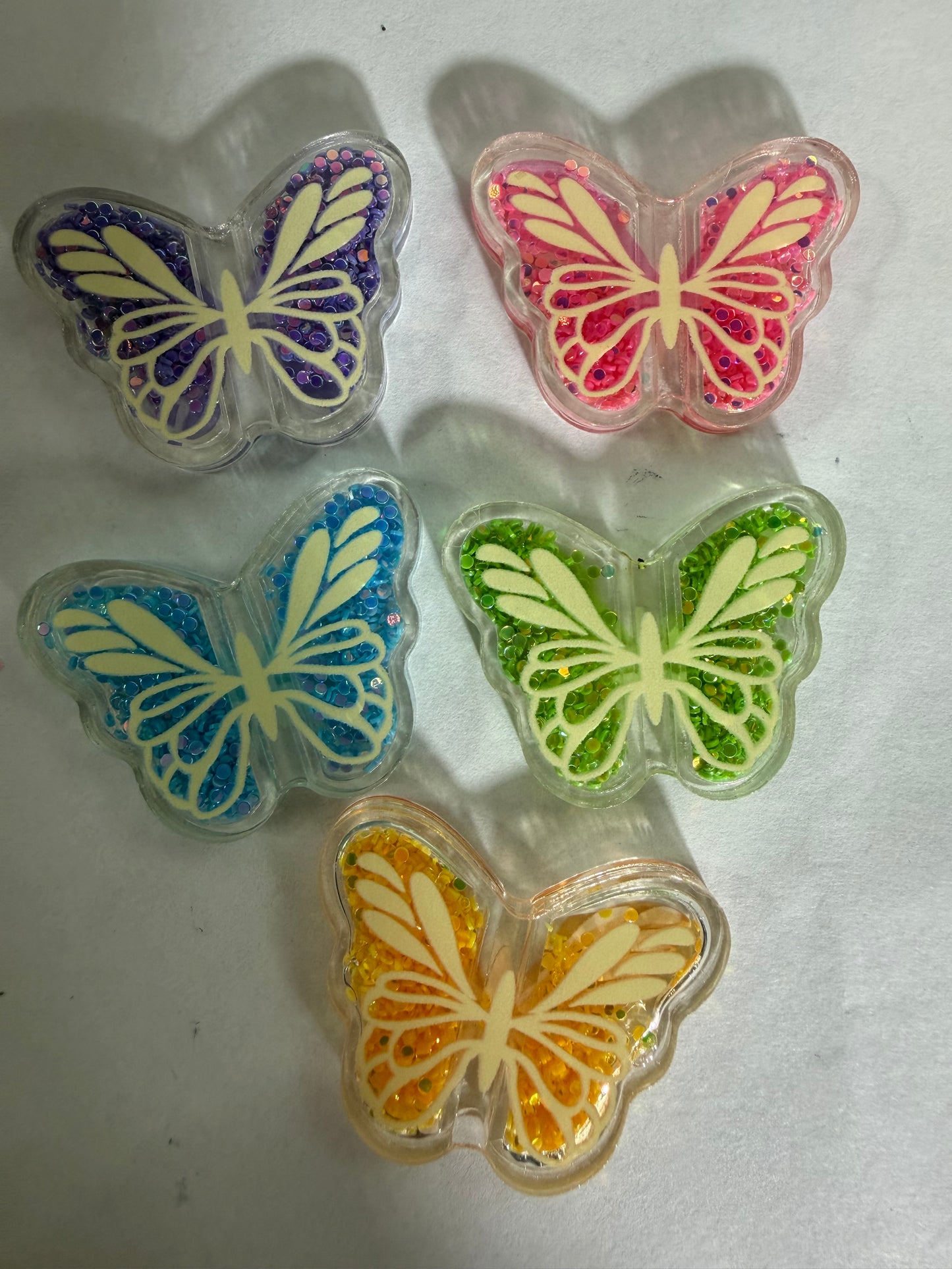 Acrylic focal Shakers Butterfly mystery
