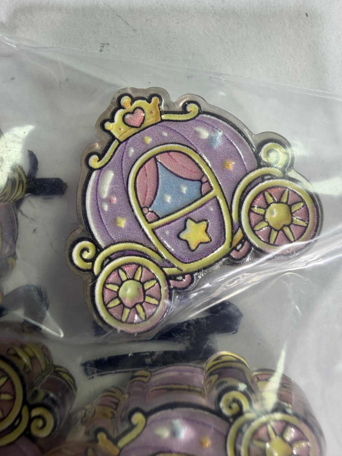 Acrylic focal Princess carriages