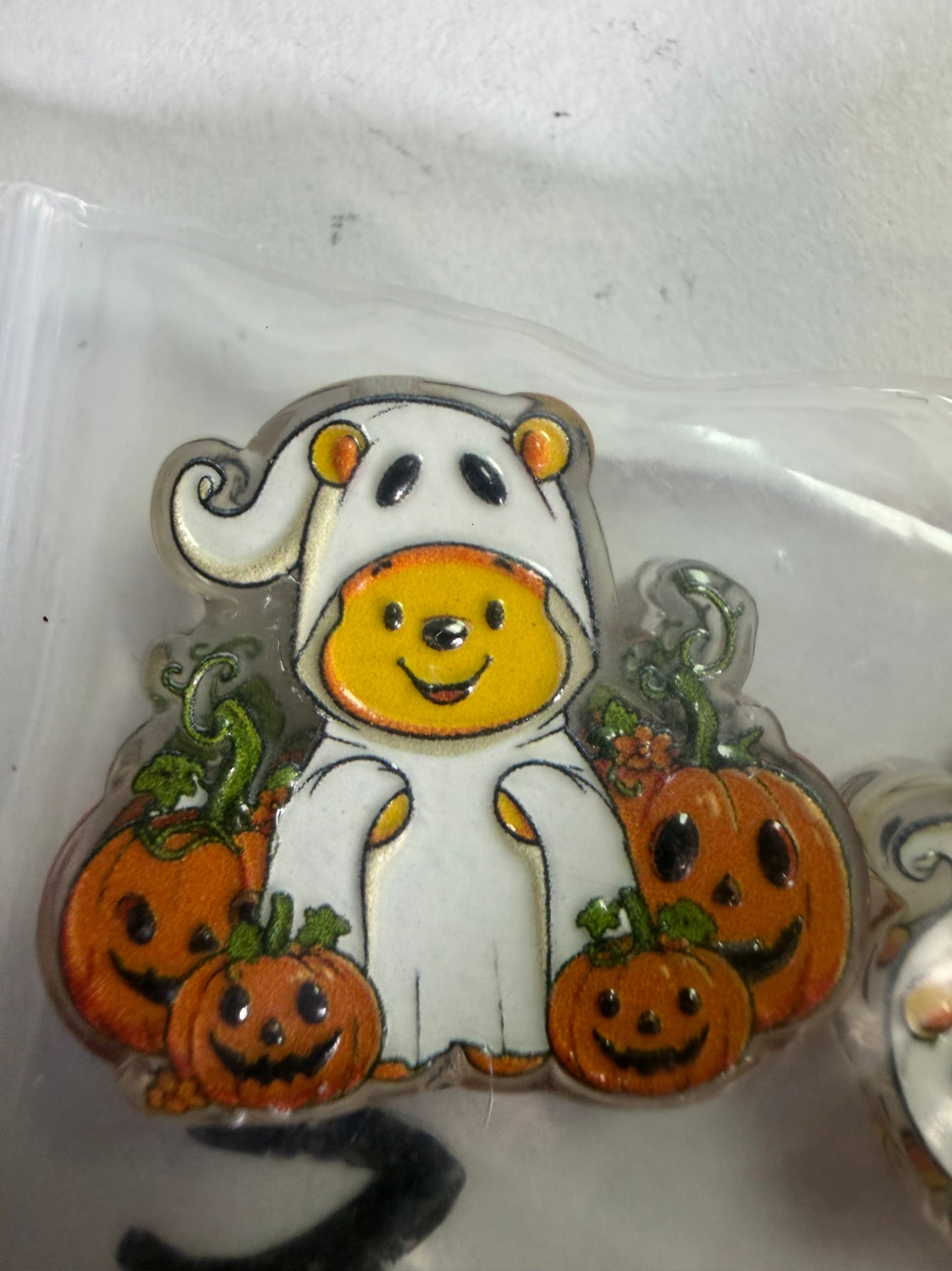 Acrylic focal Halloween Pooh