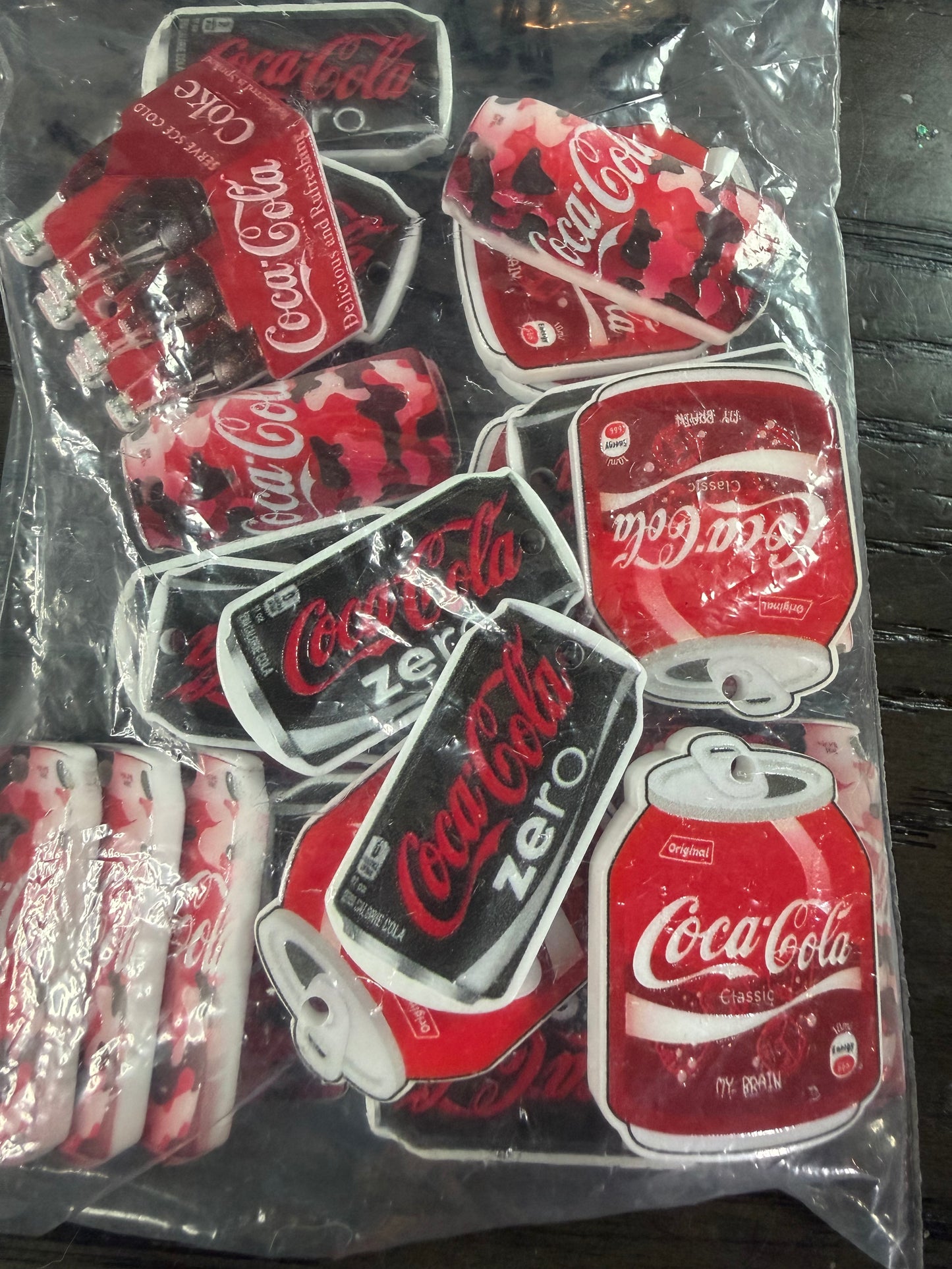 Acrylic charm Coke mystery
