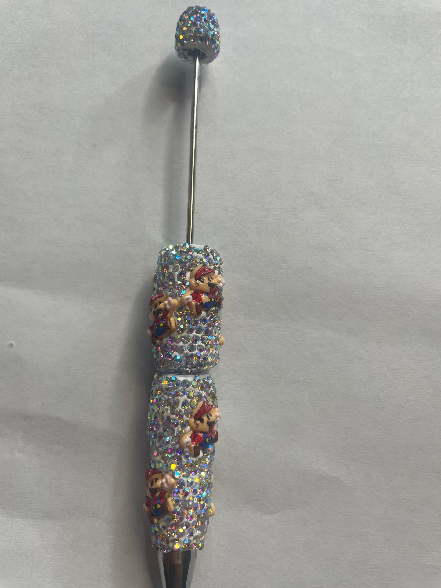 Beadable pens just the pen Mario rhinestone