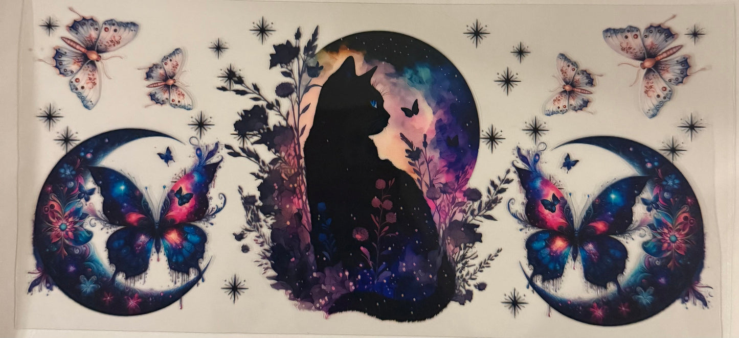 uvdtf transfer wrap cat moon butterfly