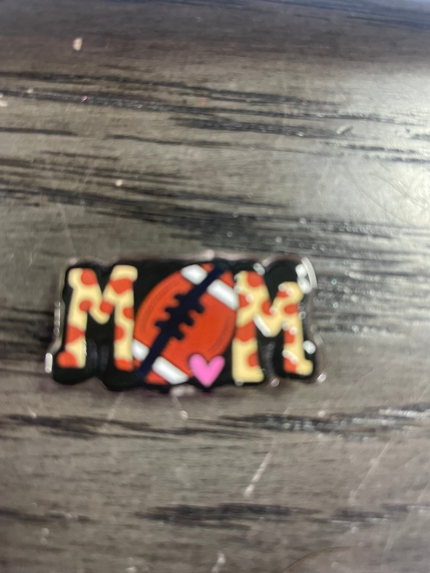 Acrylic focal football mom
