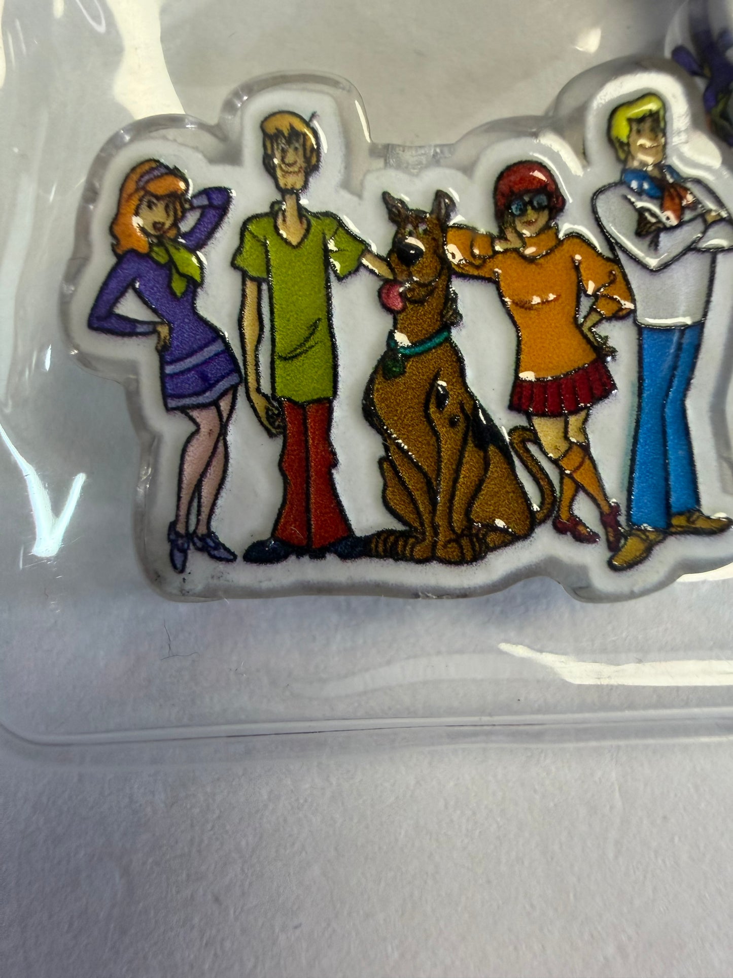 Acrylic focal Scooby with family