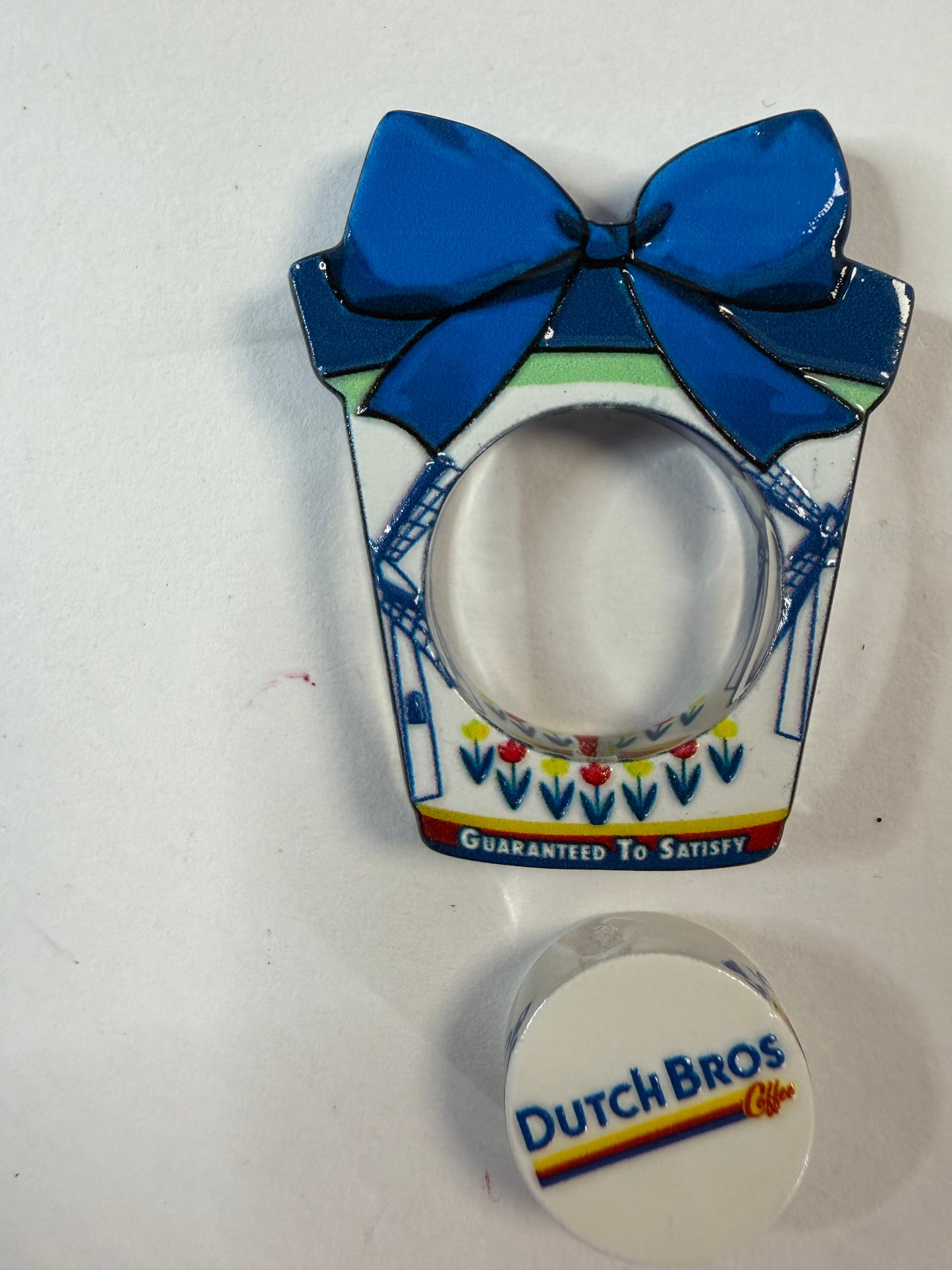 Acrylic focal 2 piece set Coffee cup Dutch bros