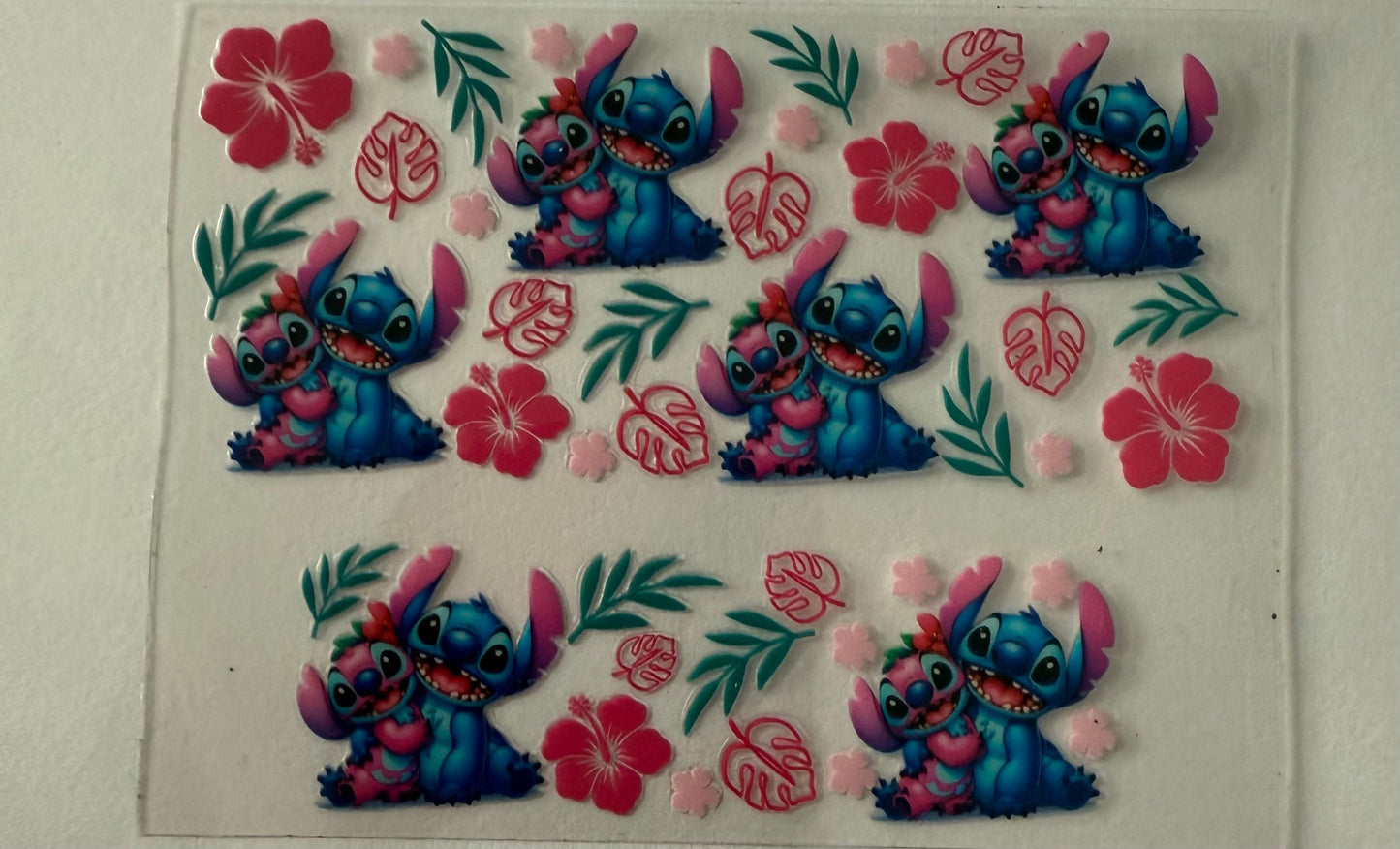 Uvdtf wraps Mini Stanley stitch tropical
