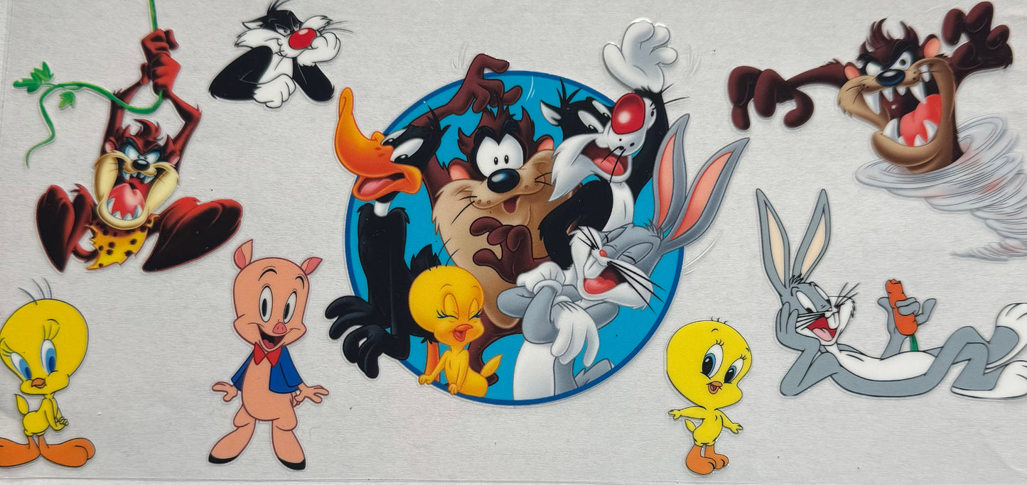 Cup wrap dtf Looney Tunes