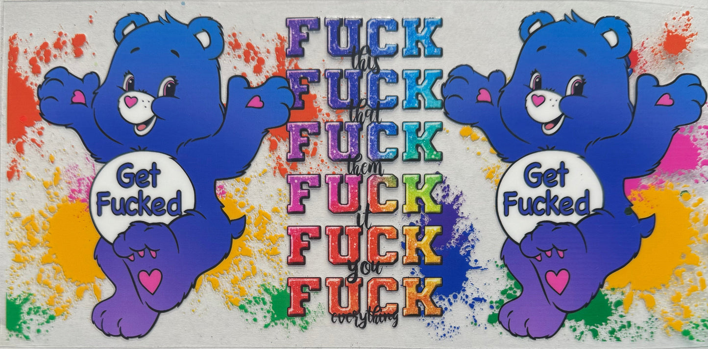 Cup wraps dtf Swear bears(care Bears)