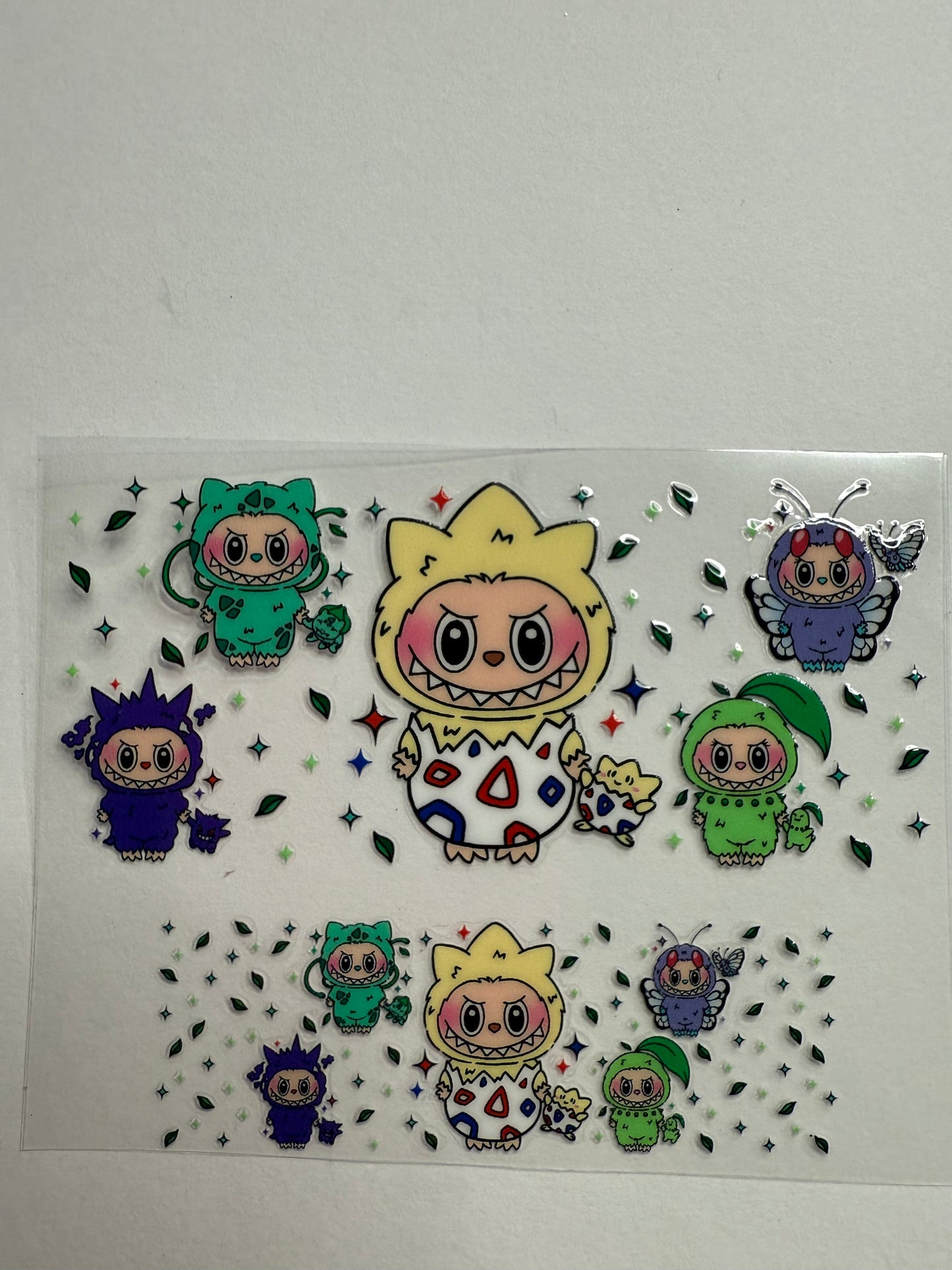 Uvdtf wraps Mini Stanley labubu dressed as characters