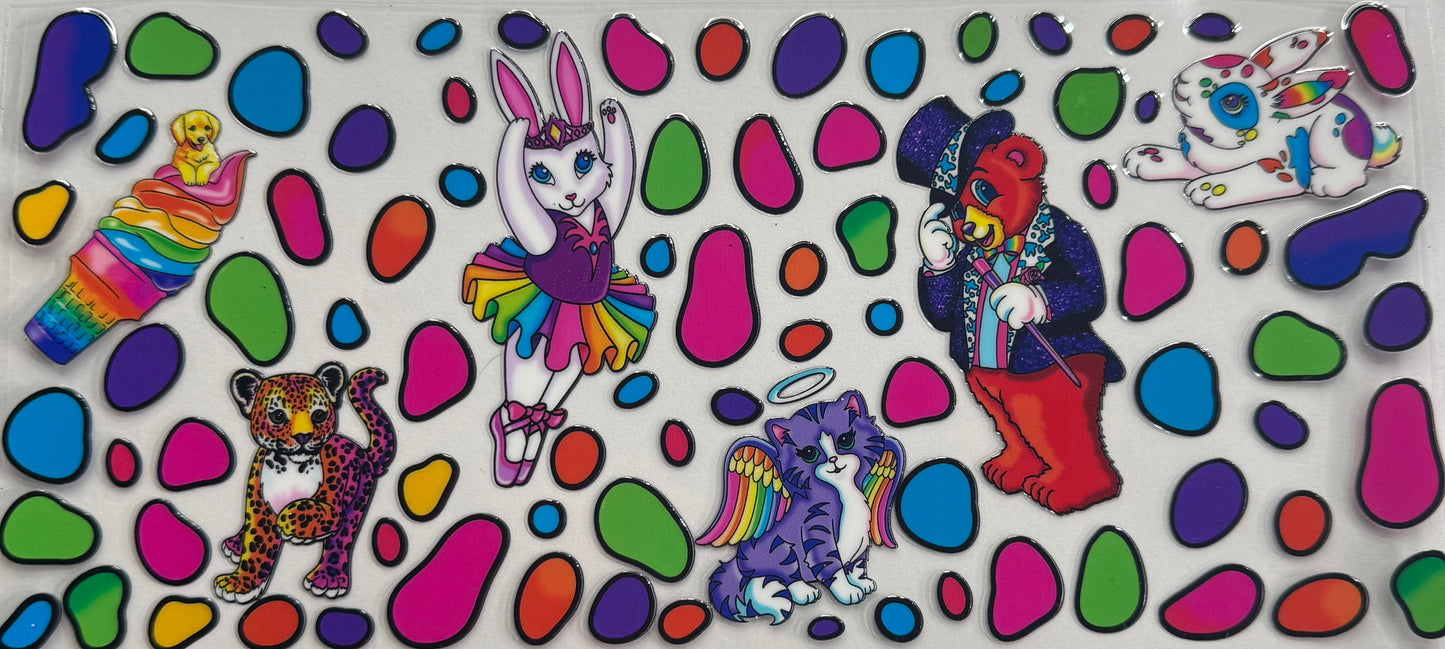 uvdtf transfer wrap Lisa frank double sided