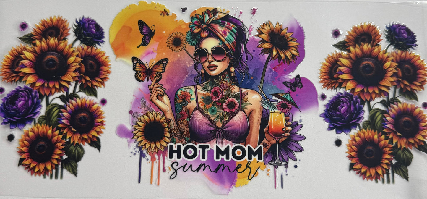 uvdtf transfer wrapBit mom summer sunflowers