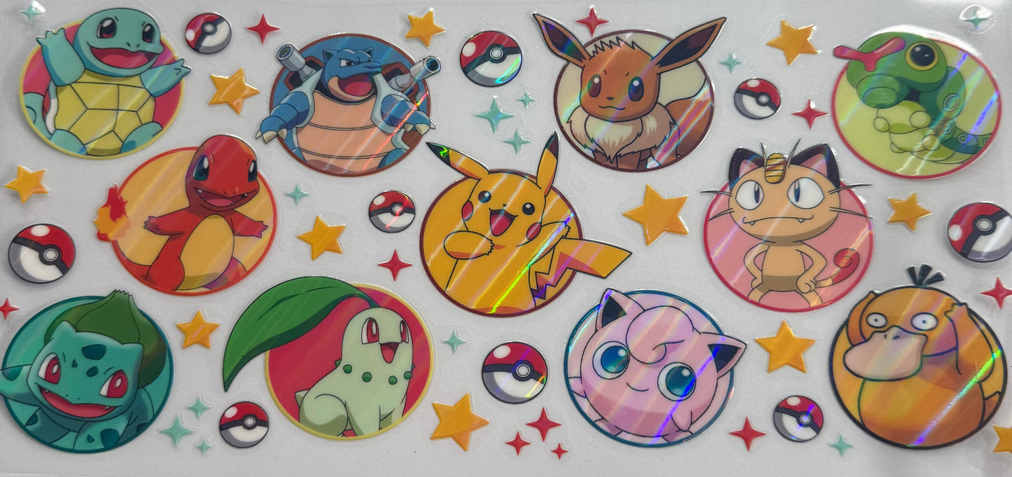 uvdtf transfer wrap Holo Pokémon