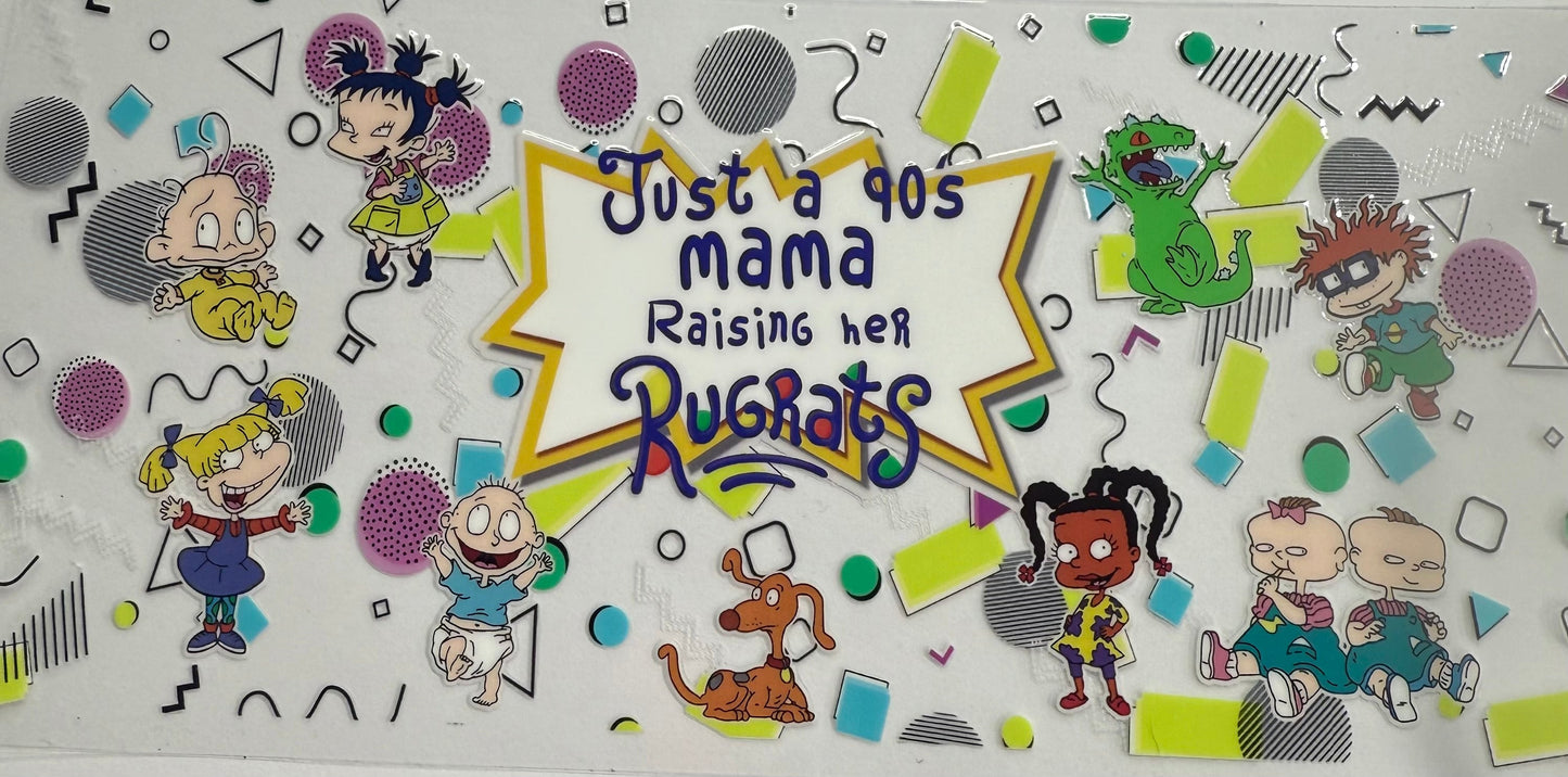 uvdtf transfer wrap Mama raising rugrats