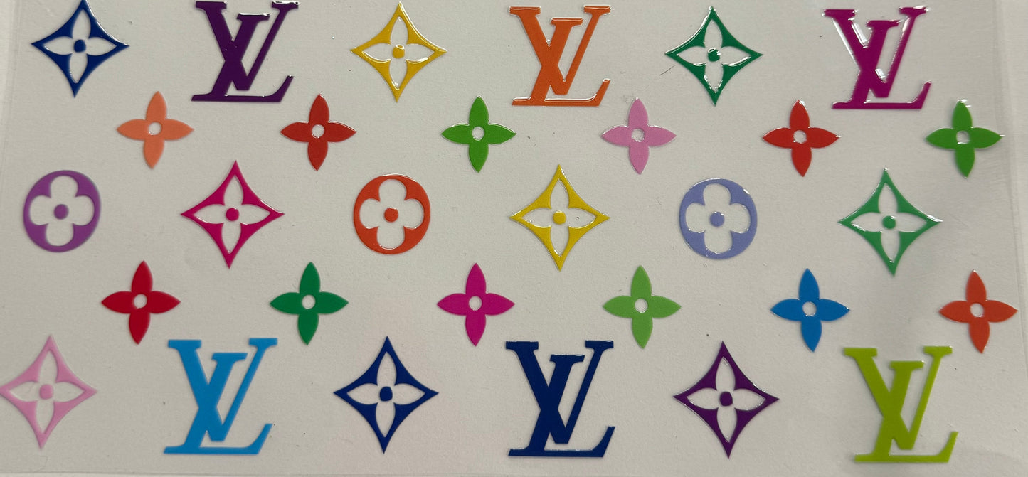 uvdtf transfer wrap Rainbow Lv