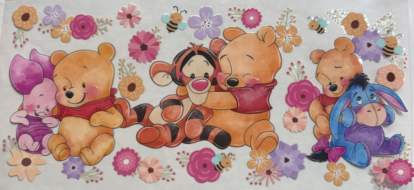 uvdtf transfer wrap Pooh and friends