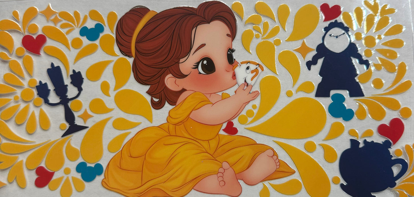 uvdtf transfer wrap Baby belle