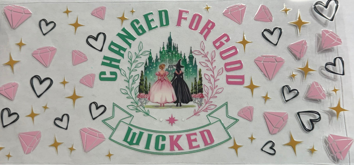 uvdtf transfer wrap Wicked and diamonds