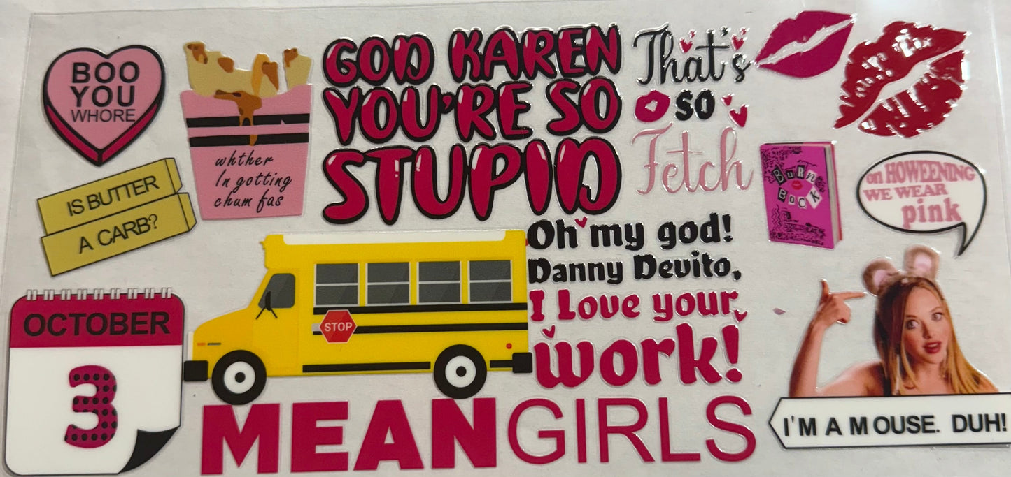 uvdtf transfer wrap The movie mean girls