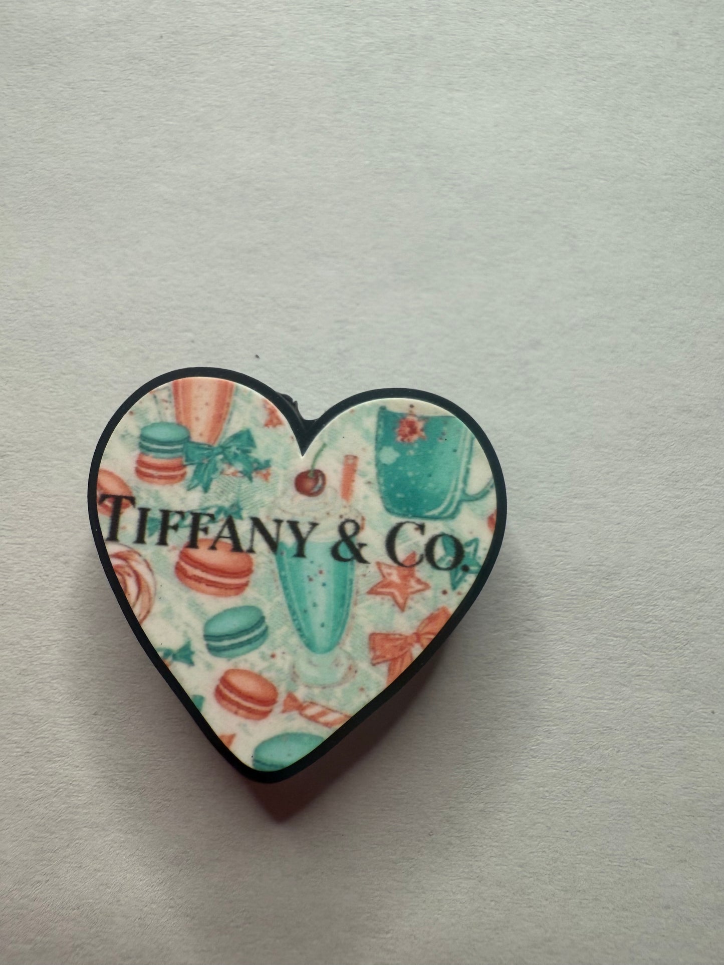 Focal 2d Tiffany and Co. heart with food on it