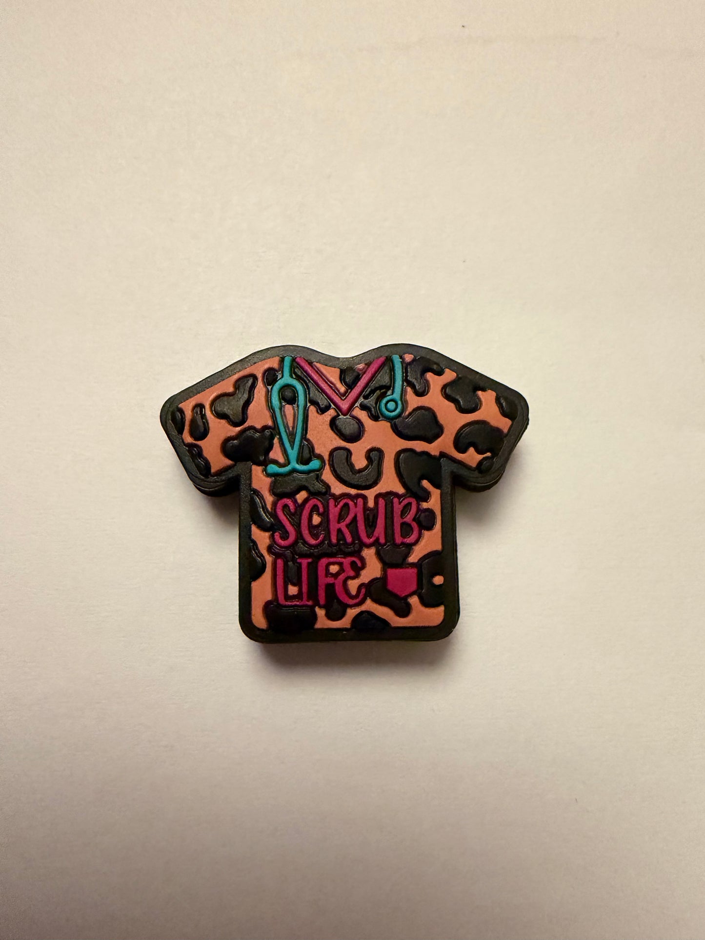Focal 2d scrub life leopard scrubs