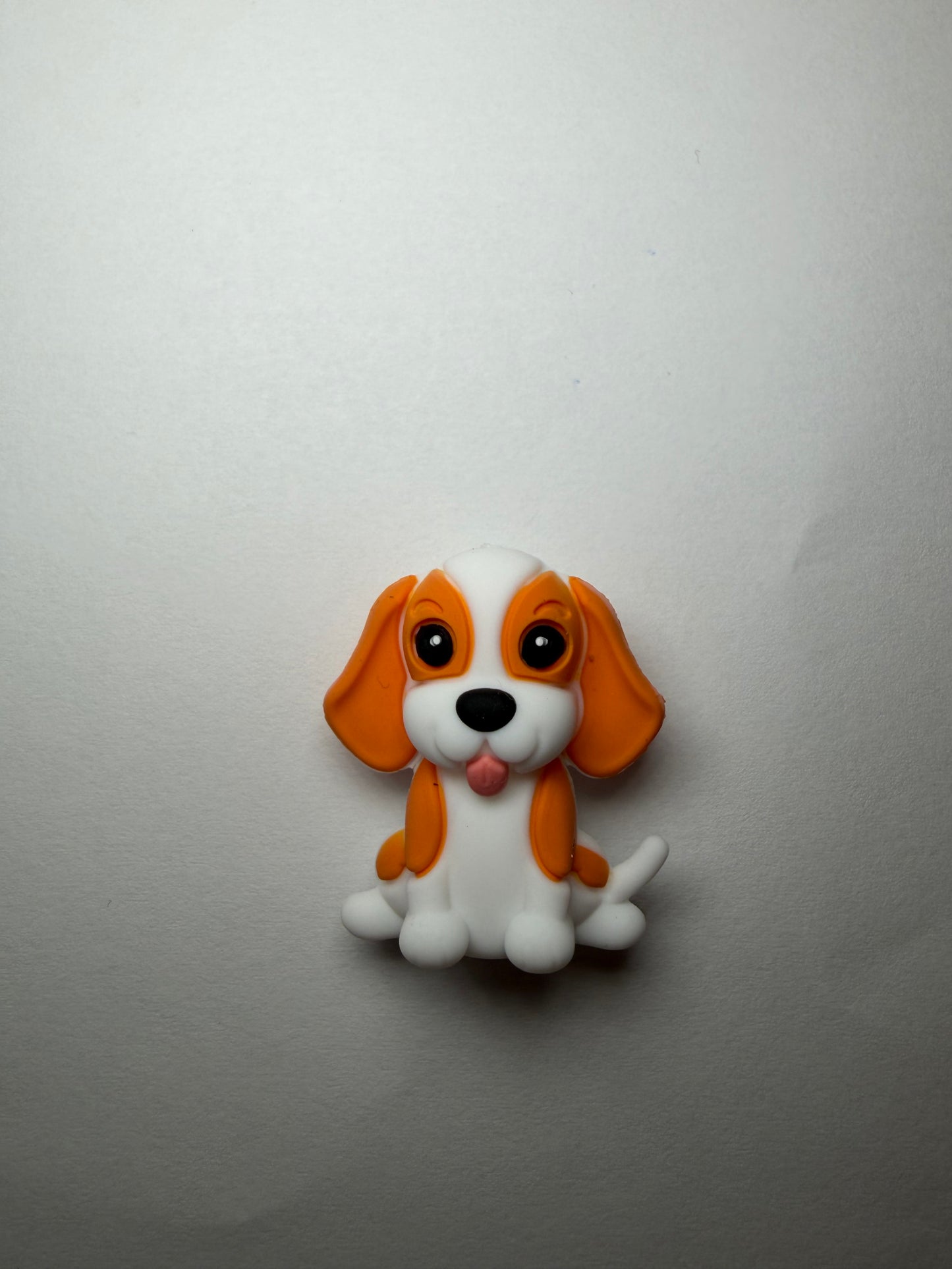 Focal 3d white and orange dog