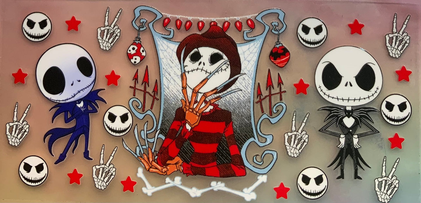 uvdtf transfer wrap jack skeleton spooky