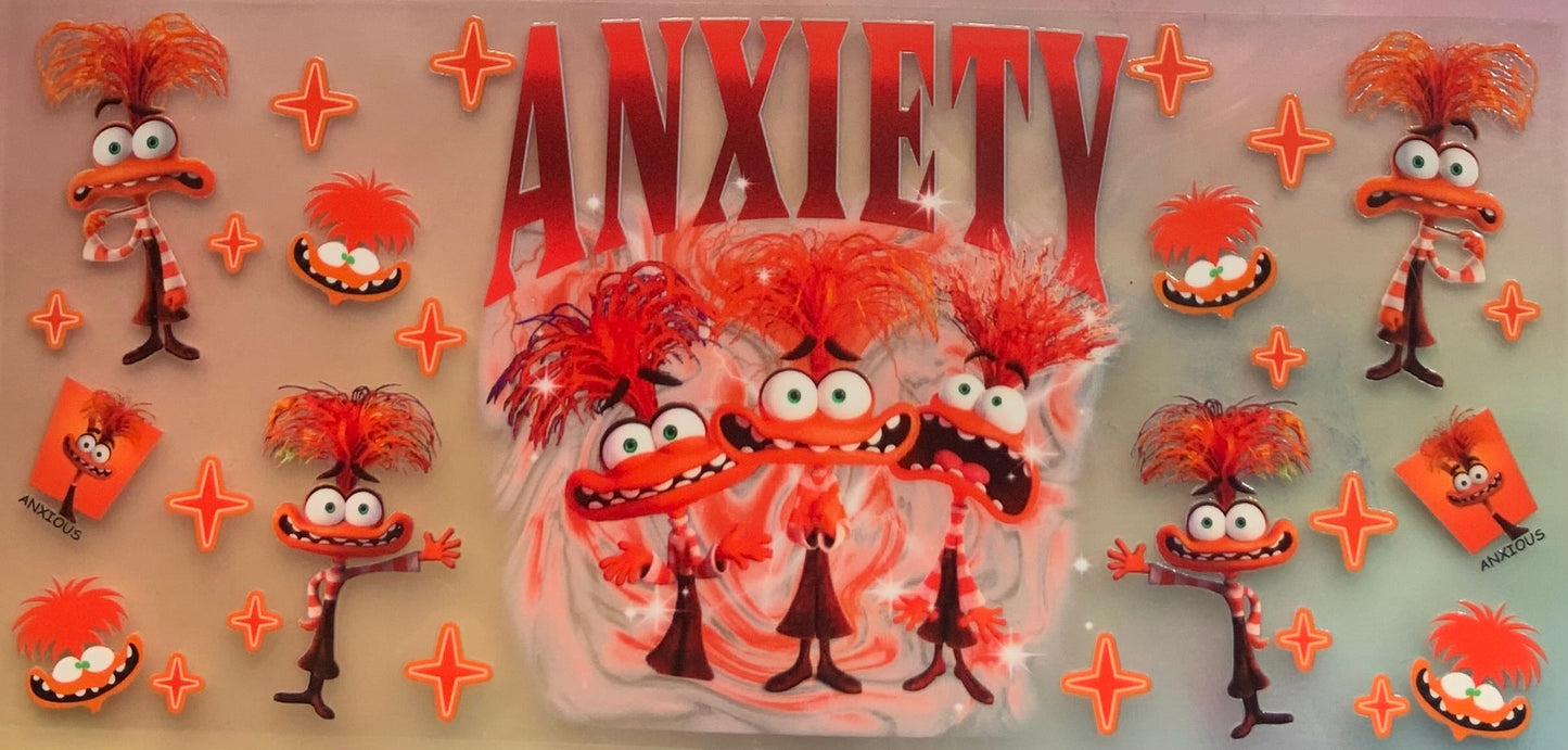 uvdtf transfer wrap anxiety red