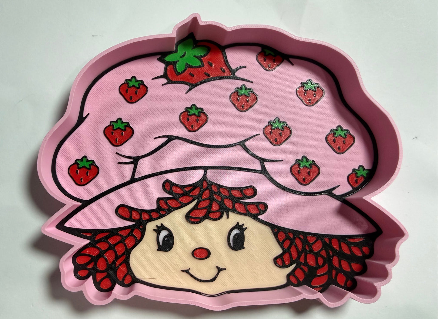 3d printed strawberry girl bead tray