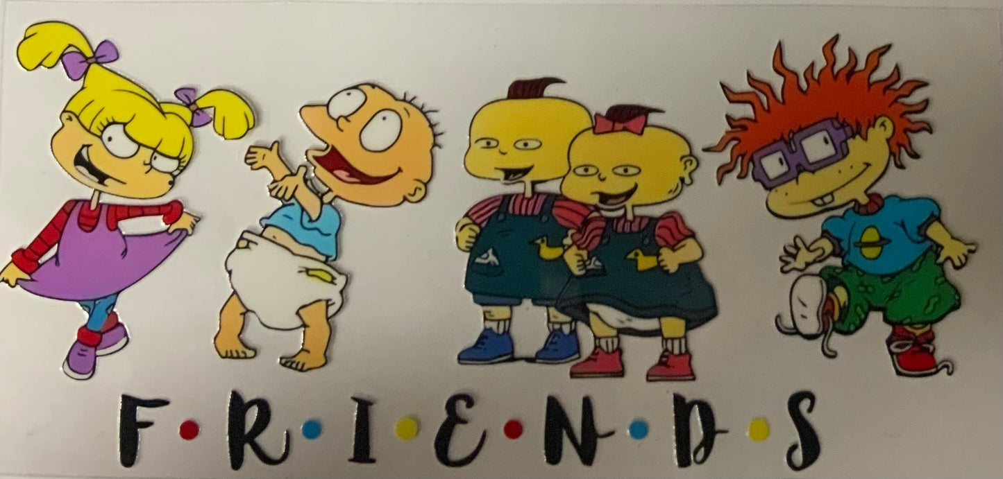 uvdtf transfer wrap rugrats friends