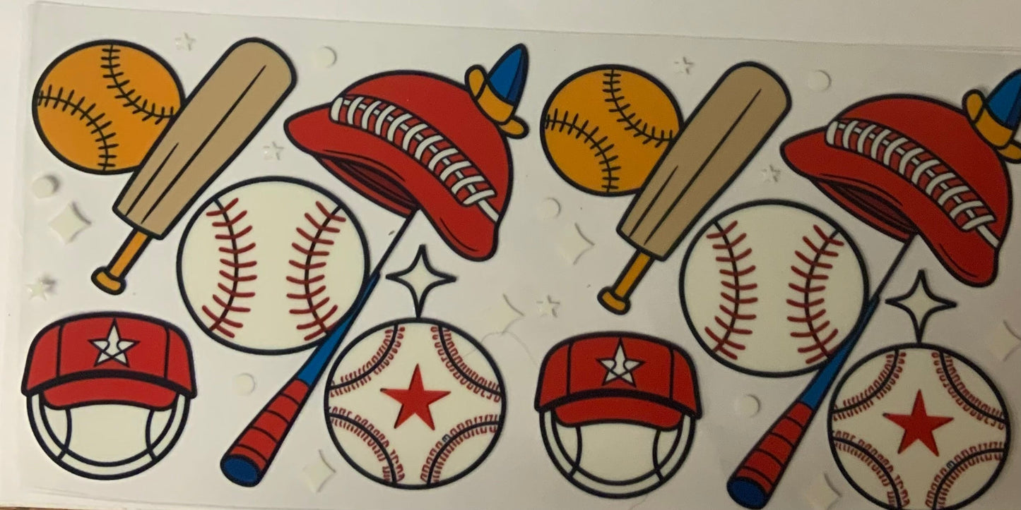 uvdtf transfer wrap baseball