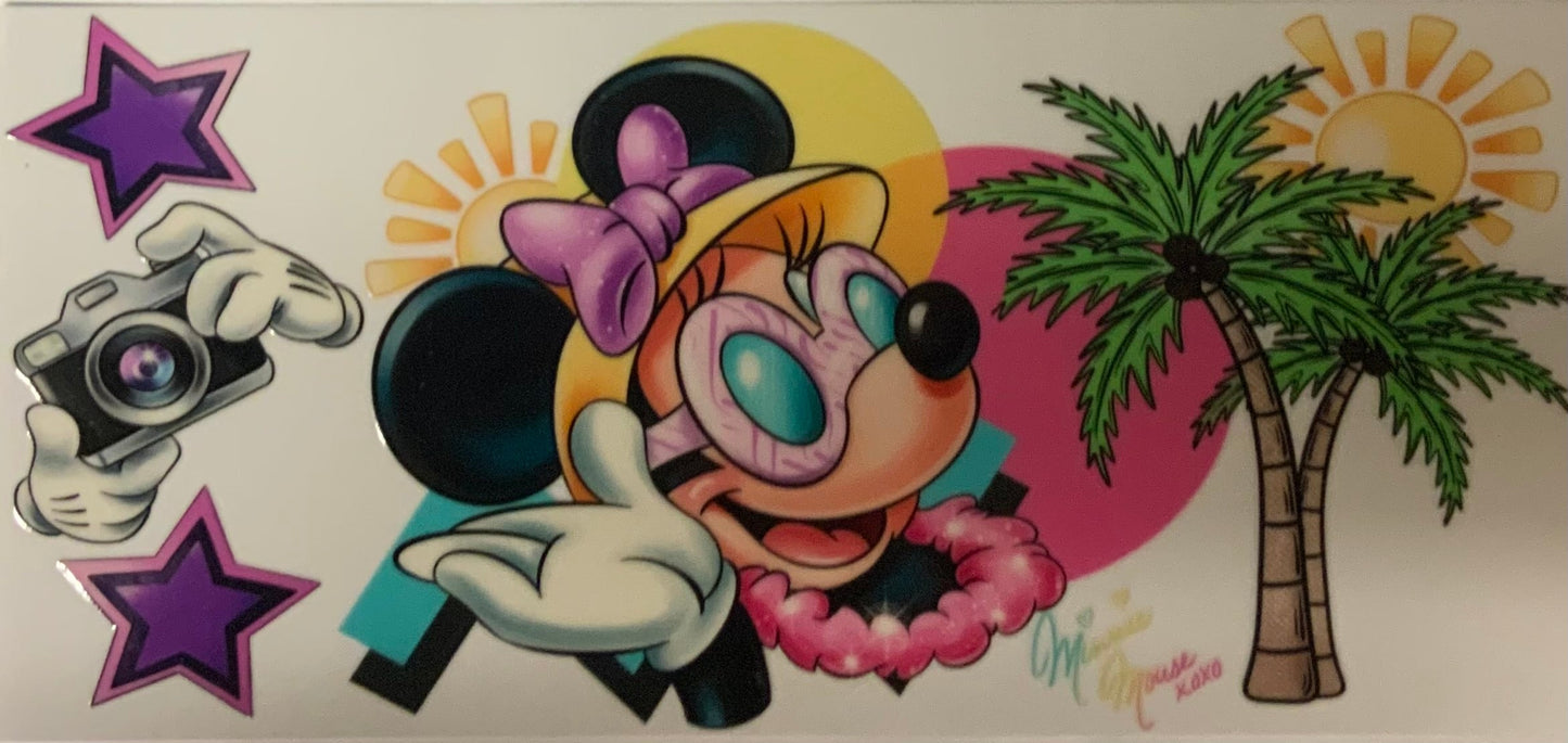 uvdtf transfer wrap Minnie summer