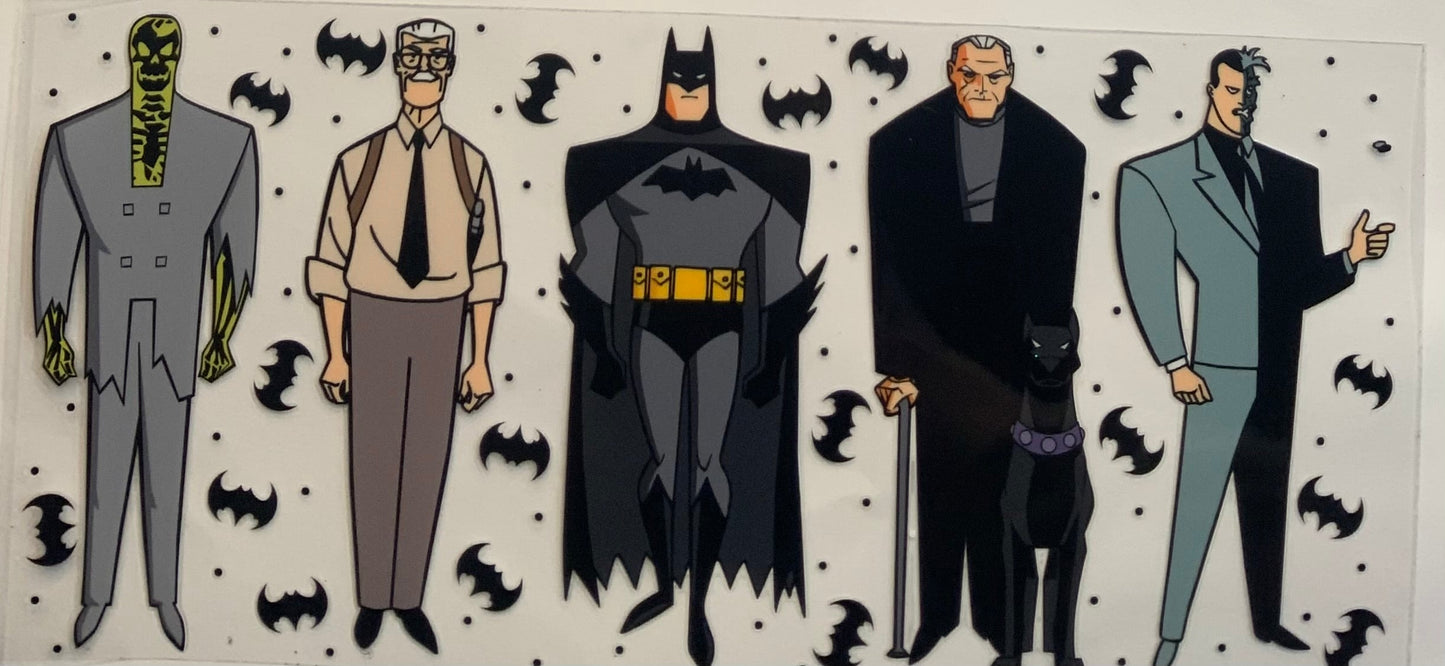 uvdtf transfer wrap Batman