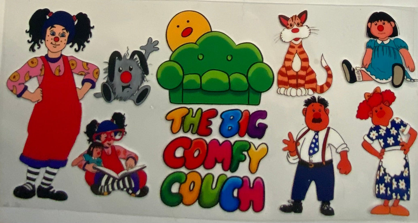 uvdtf transfer wrap the big comfy couch