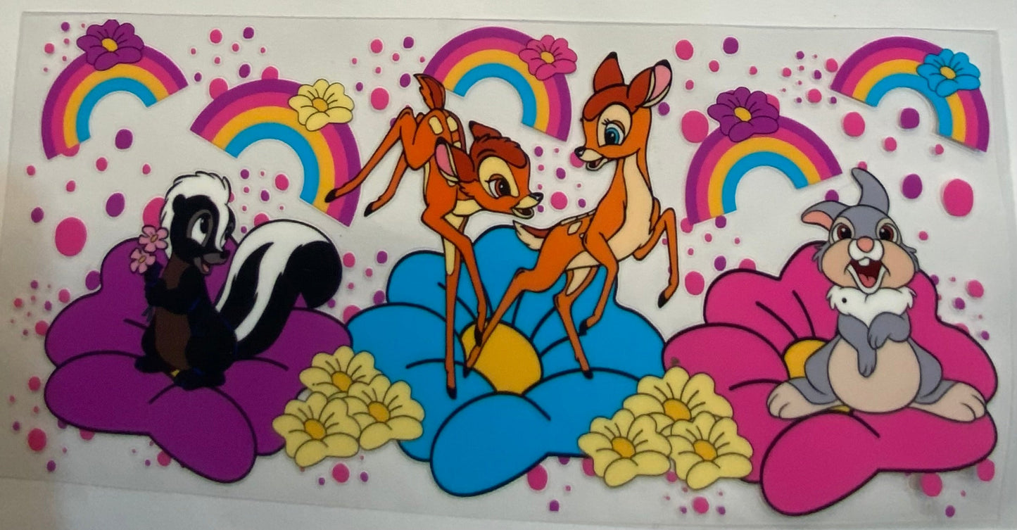 uvdtf transfer wrap Bambi