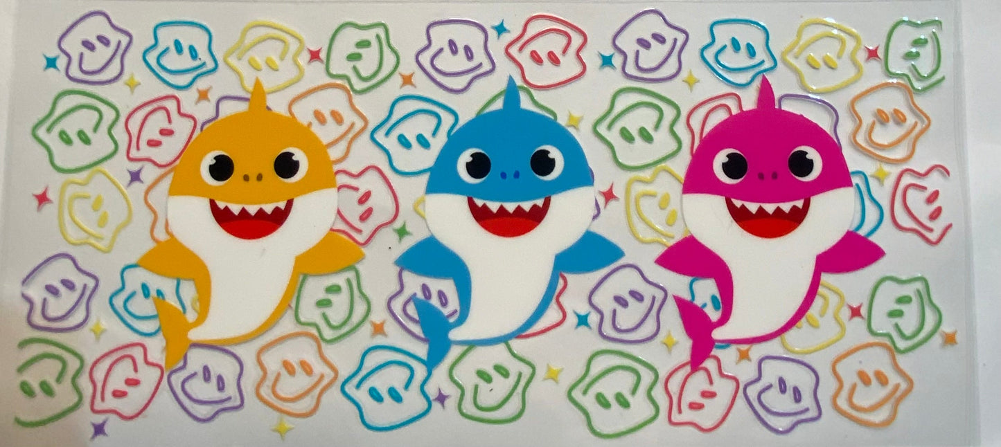 uvdtf transfer wrap baby shark