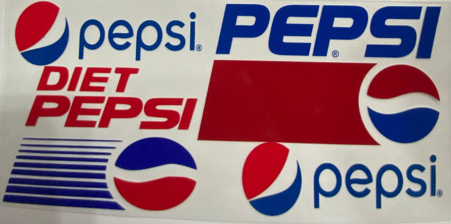 Cup wraps uvdtf Diet Pepsi drink soda