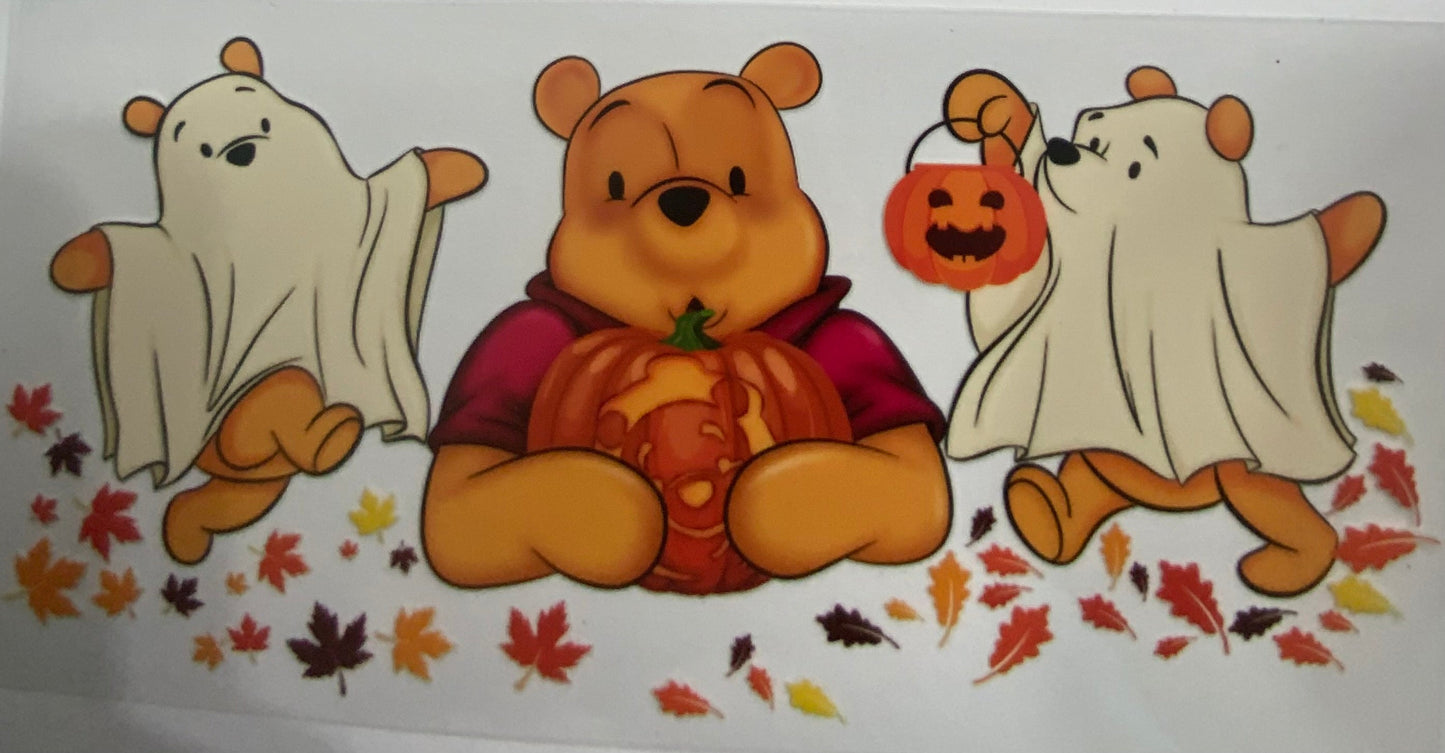 Cup wraps uvdtf Halloween Winnie the Pooh
