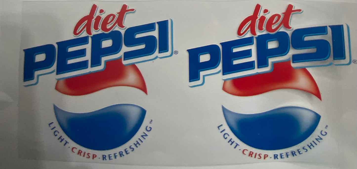 Cup wraps uvdtf Diet Pepsi 2