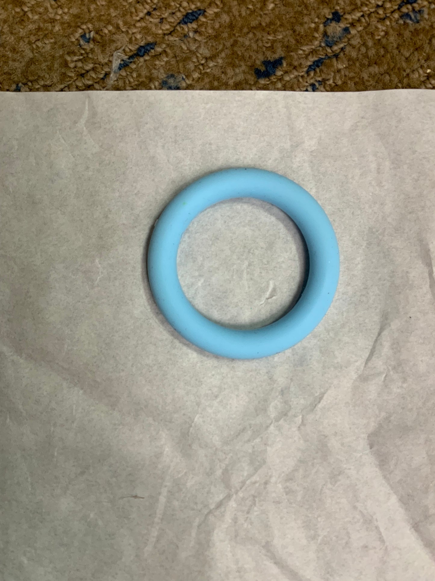 Car charm just the circle Light blue