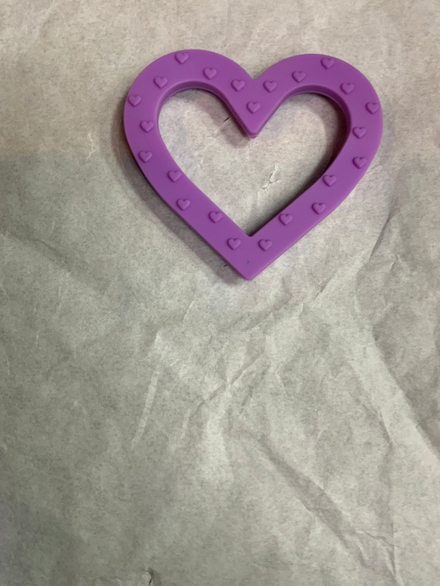 Car charm just the circle Purple heart