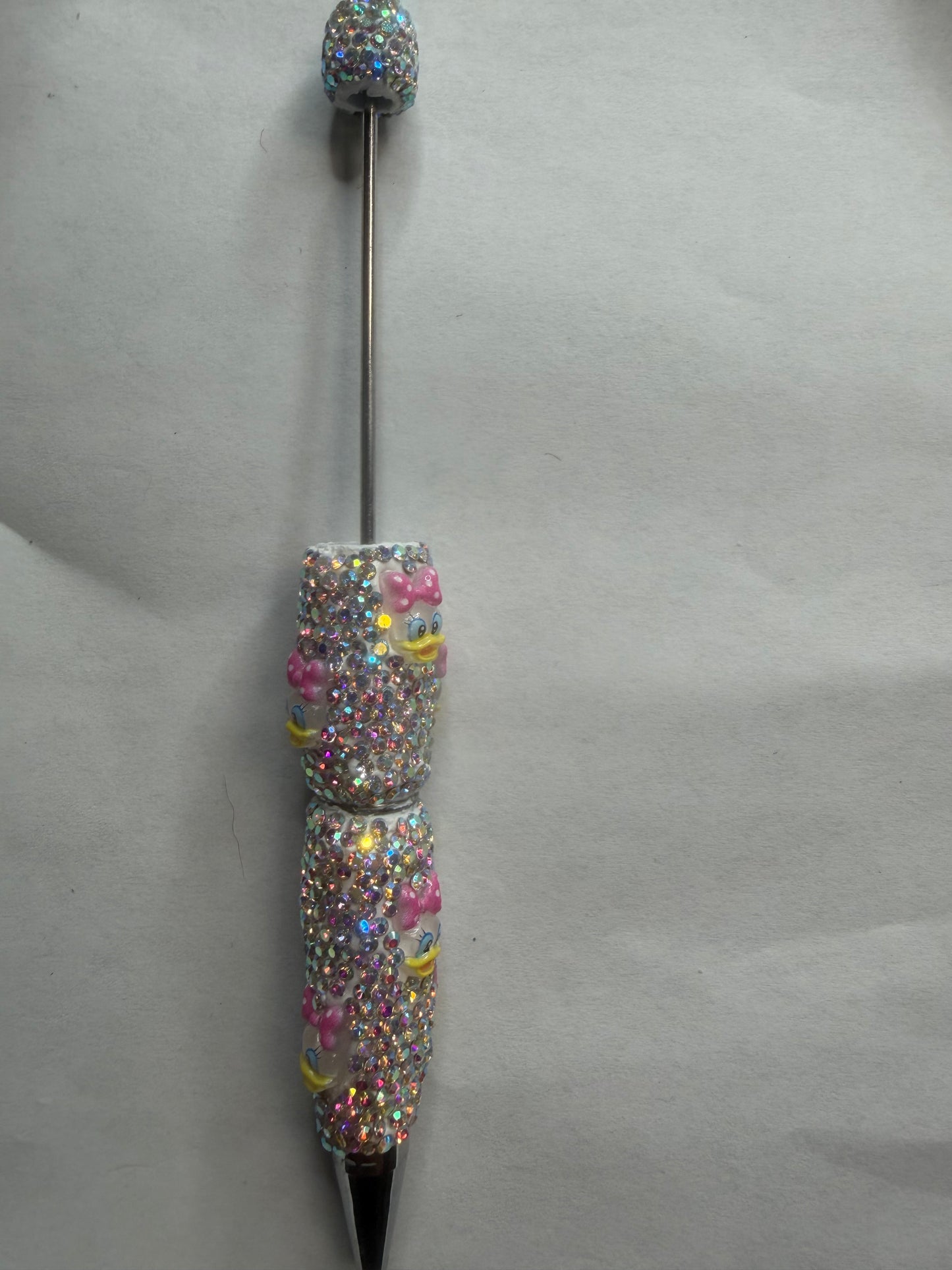 Beadable pens just the pen Rhinestone daisy
