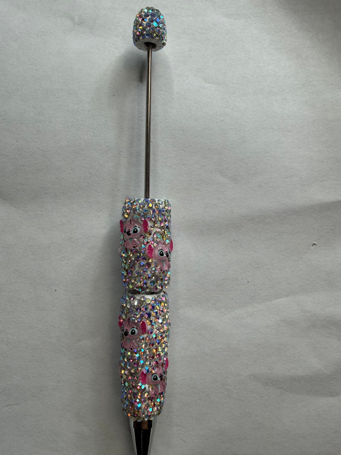 Beadable pens just the pen Rhinestone full body angel