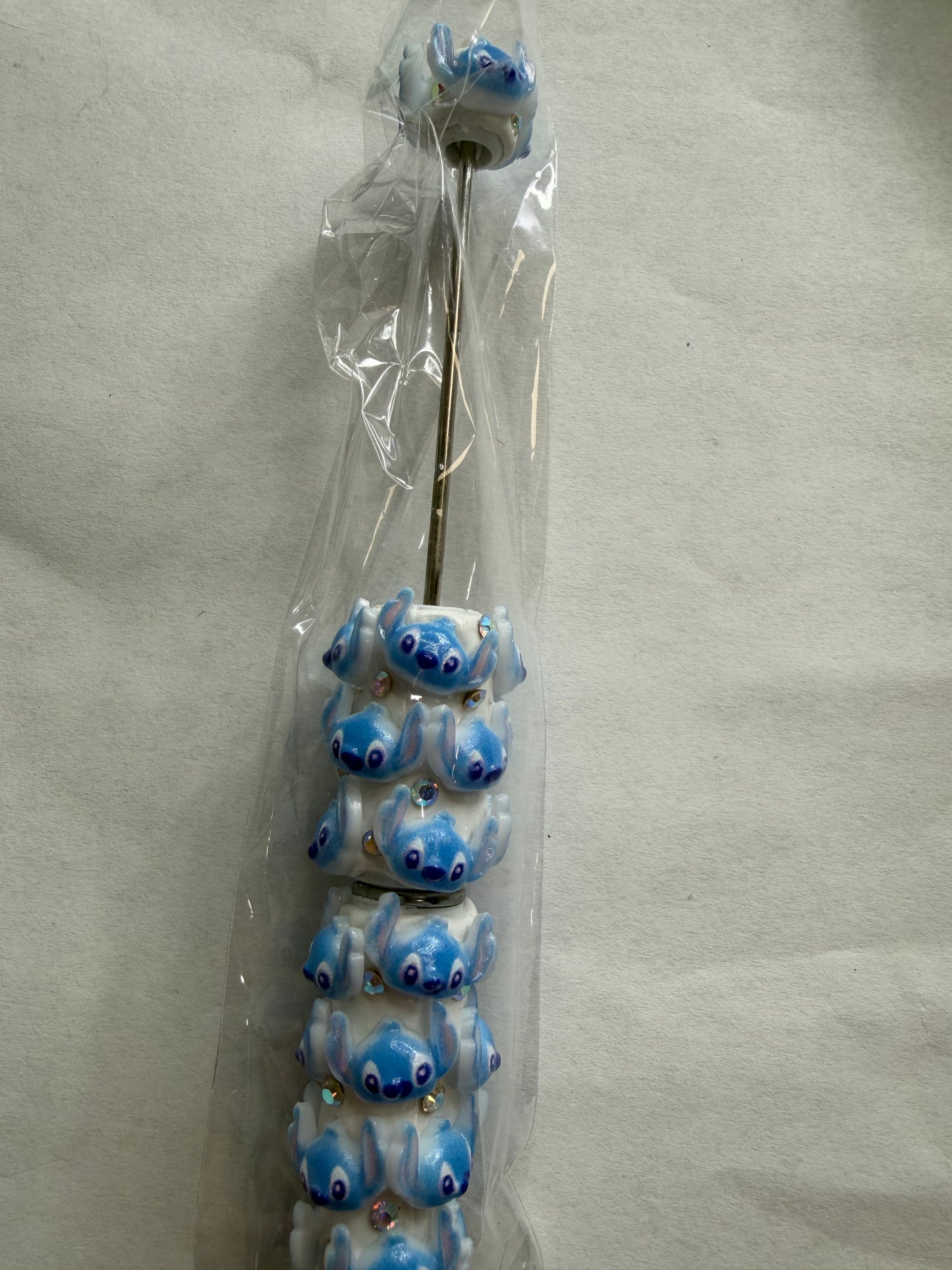 Beadable pens just the pen White stitch head