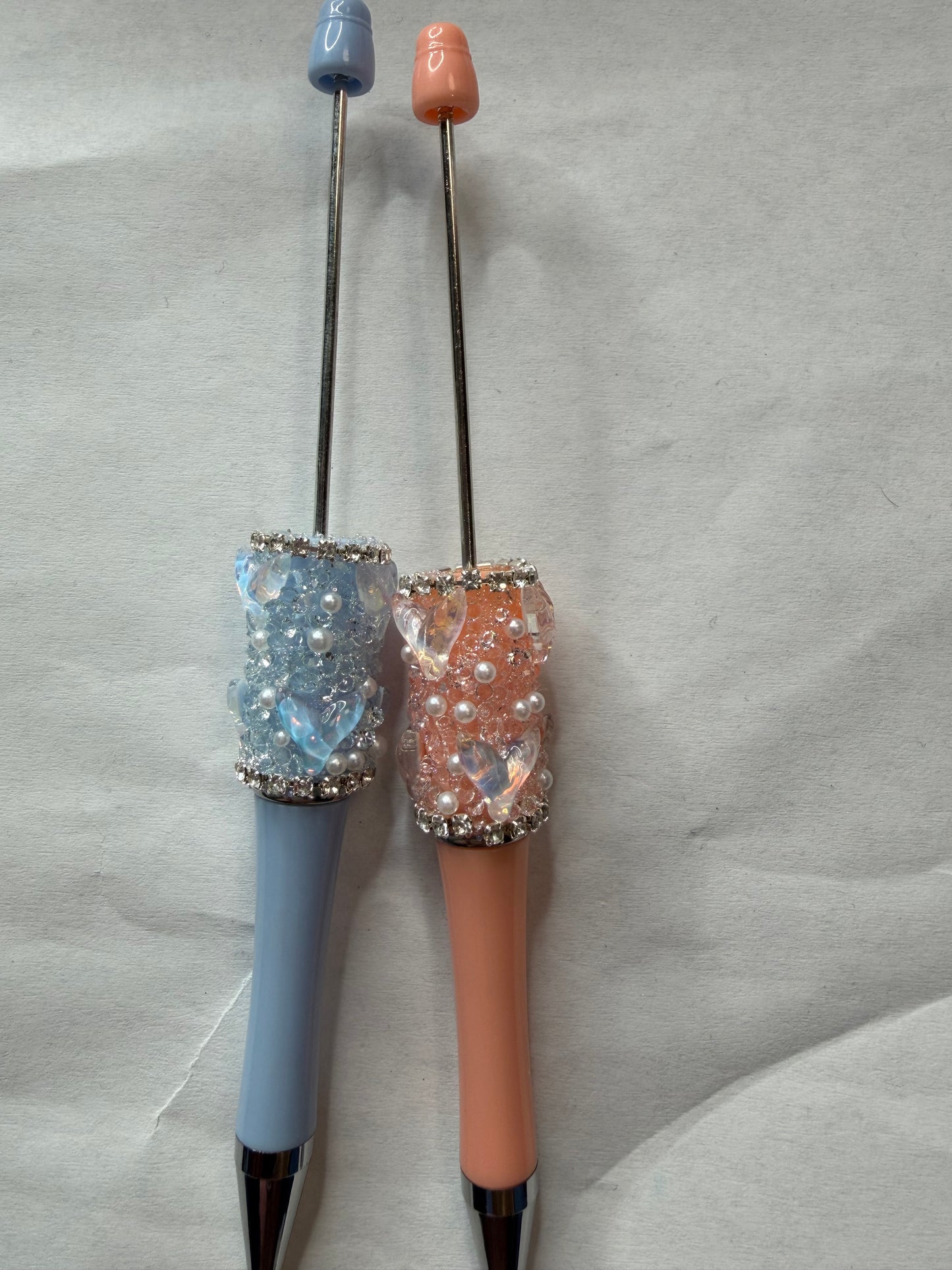 Beadable pens just the pen Half done mermaid tale mystery color