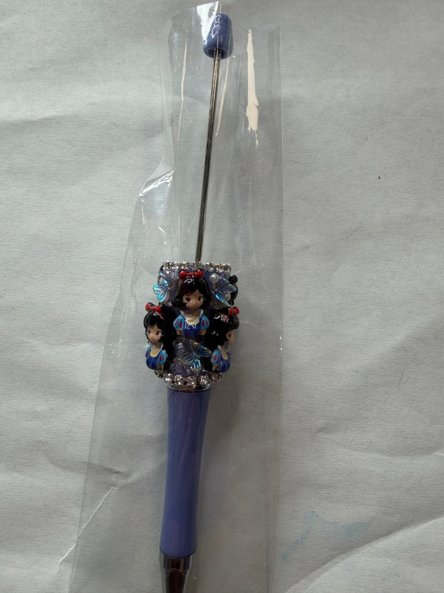 Beadable pens just the pen Half done snowwhite