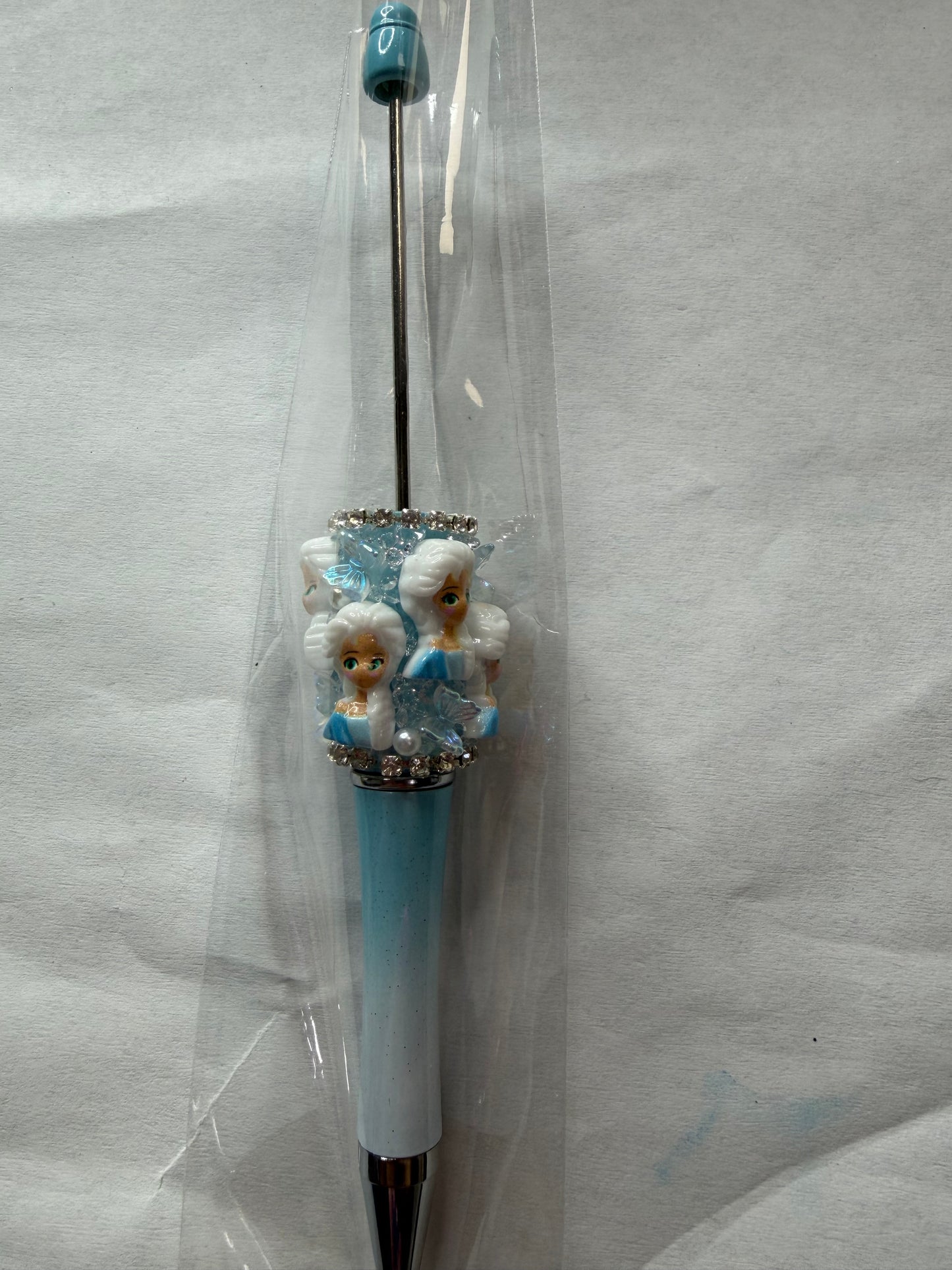 Beadable pens just the pen Half done Elsa