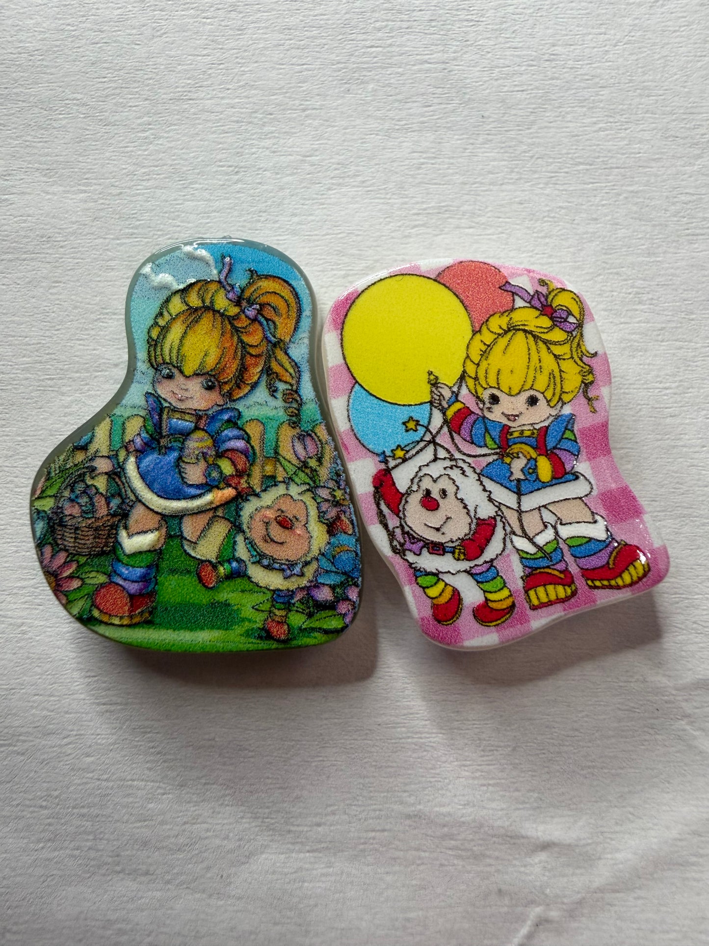 Acrylic focal Rainbow girl mystery