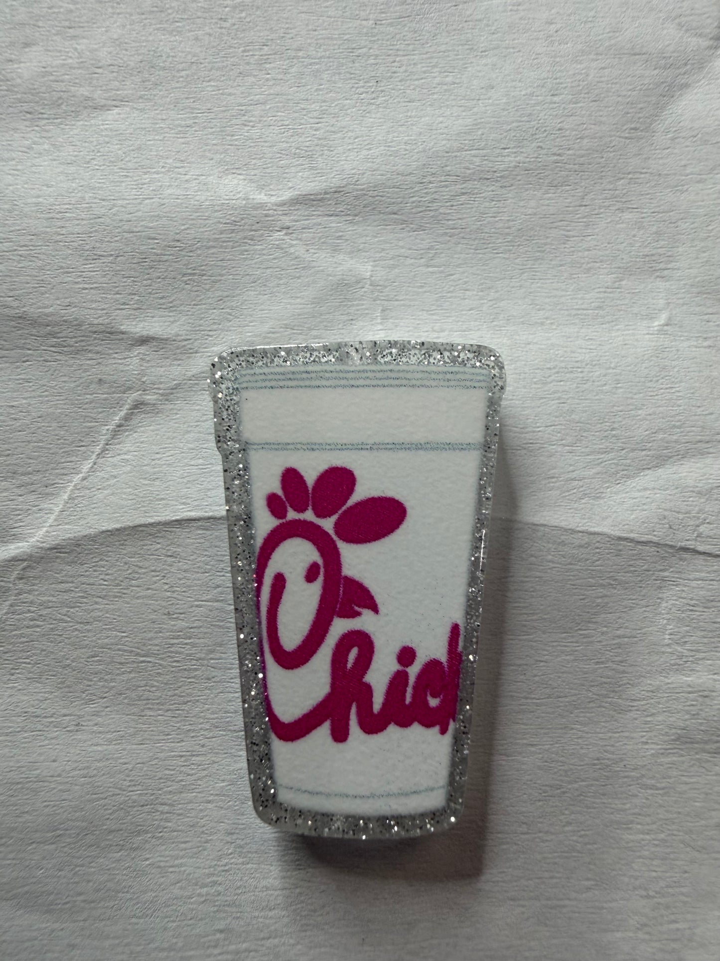 Acrylic Focal Chick-fil-A cup